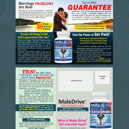 Male Drive Post Card