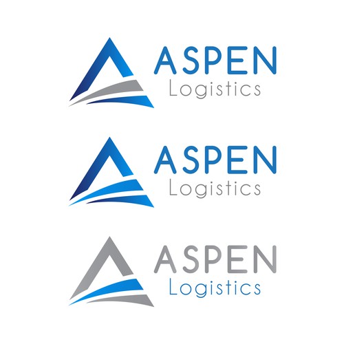 Create an iconic logo for Aspen Logistics, the industry leader in refrigerated transport solutions.