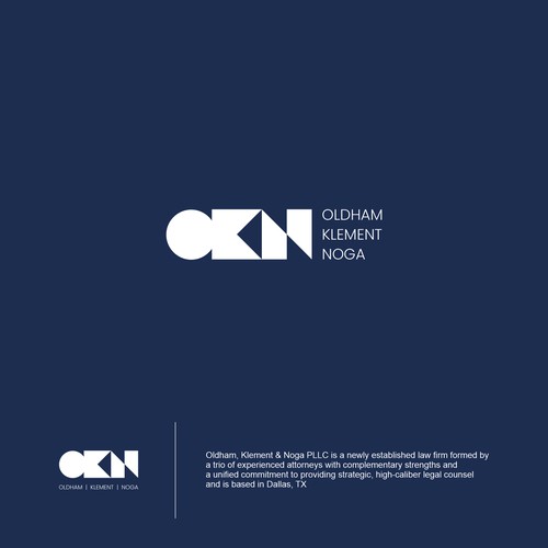 simple and abstract OKN logo