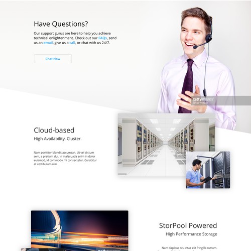 Company Modern Web Page