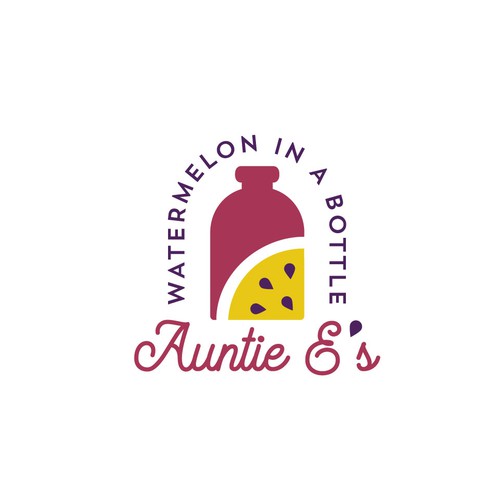 Logo design for a juice bottle