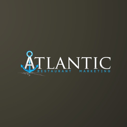 logo design for Atlantic Restaurant Marketing