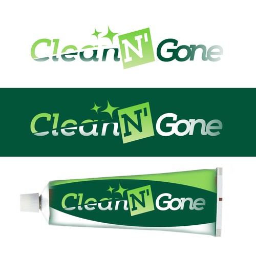 Modern logo for a cleaning product