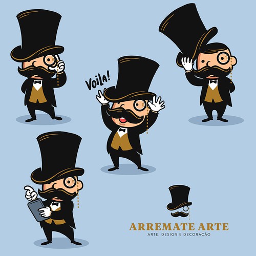 Arremate Arte mascot