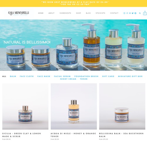 Website - Organic Skincare