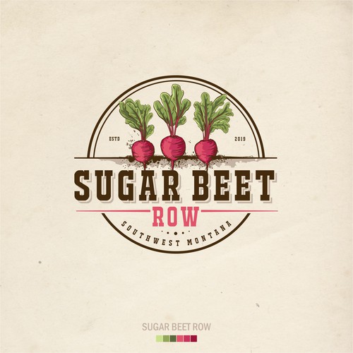 Sugar beet row