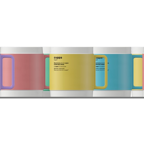 Beautiful minimalist mug for premium brand