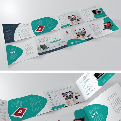 8 side brochure design