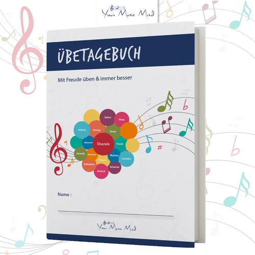 Your Music Mind - Übetagebuch Book Cover Design