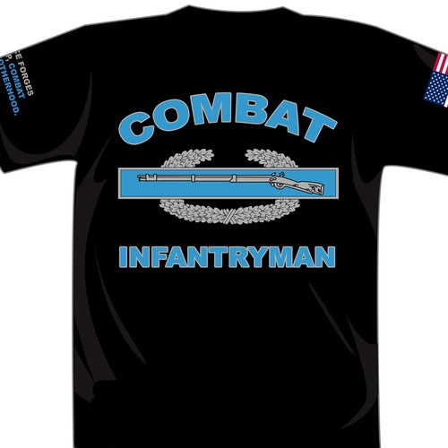 Combat Infantryman Badge Retail T-Shirt Design Needed