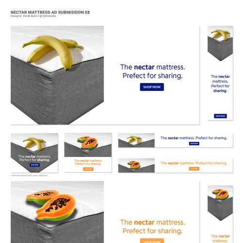 Ad Design Finalist for Mattress Company