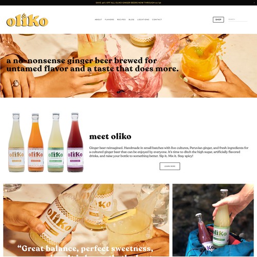 Ginger Beer Website Update