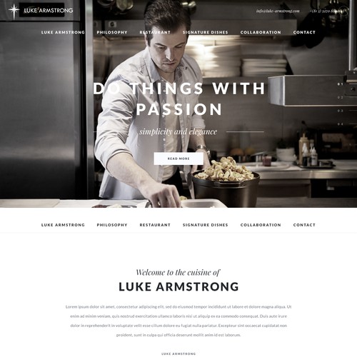Chef Personal Page