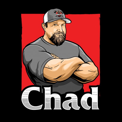 Chad character Illustration