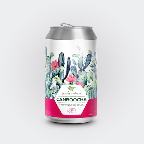 Canned tea drink concept working 