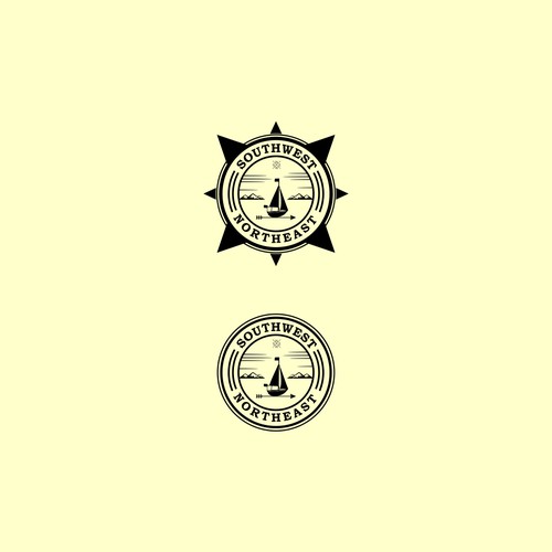 navigational/nautical/beach-y logo 
