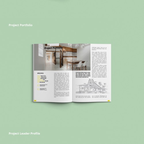 Brochure for architecture firm