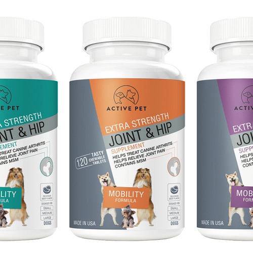 Modern design for Dog Health Supplement