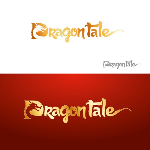 Dragon Tale - Logo for a Fantasy Book Series