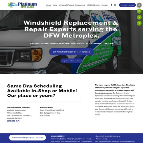 Automotive Repair - Squarespace Website