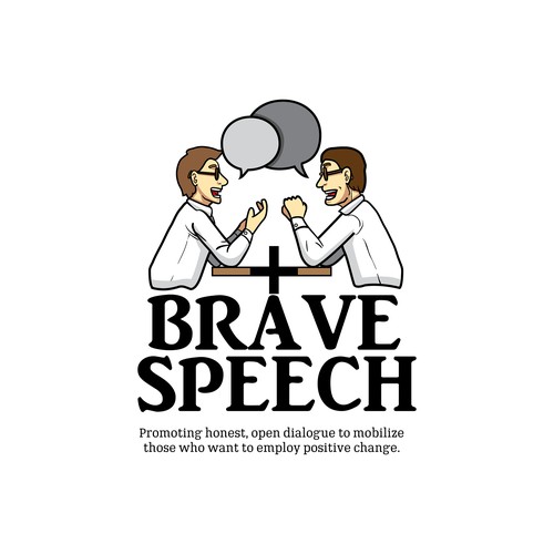 Logo design for Brave Speech