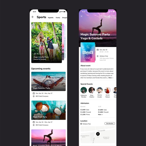 Event ticketing app