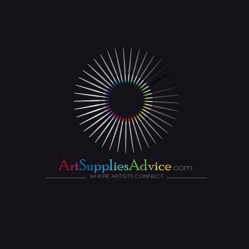 Design a logo for an art supplies website