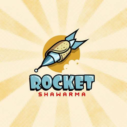 Rocket logo concept.