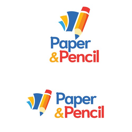 Logo design for a school supplies shop