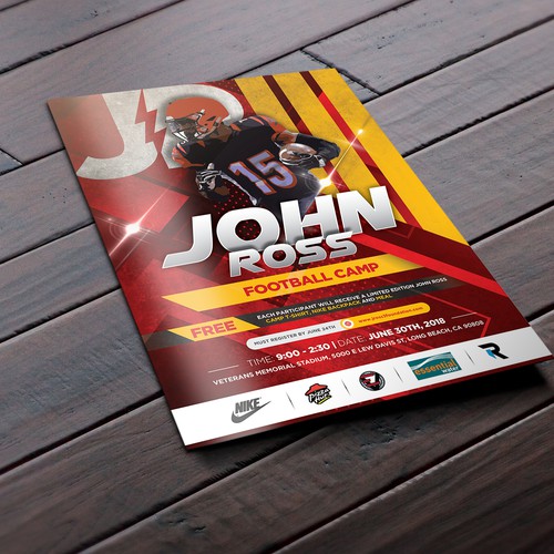 John Ross III Football Camp Flyer