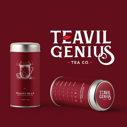 Bold Tea Tin Packaging Design