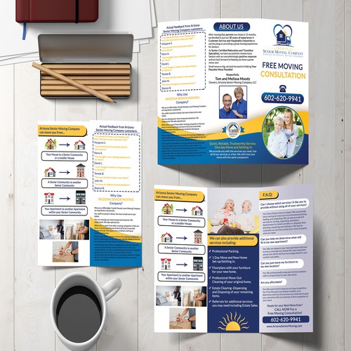 Moving Company Tri-fold Brochure.