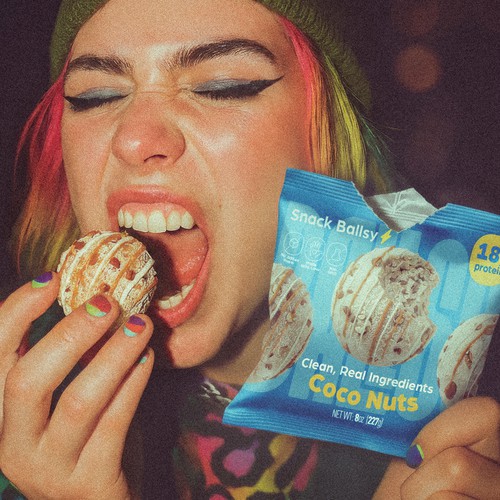 Ballsy | Protein Snack Brand Identity & Packaging (Case Study)