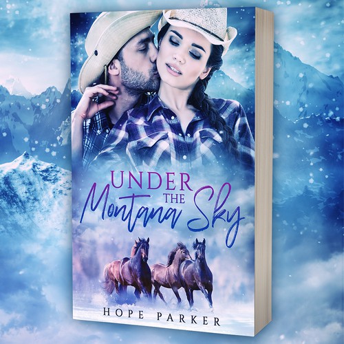 Book cover design - Under The Montana Sky by Hope Parker