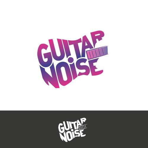 A psychedelic logo for popular guitar lesson site