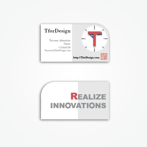 Abnormal Business Card for TforDesign.com !? Please come in!