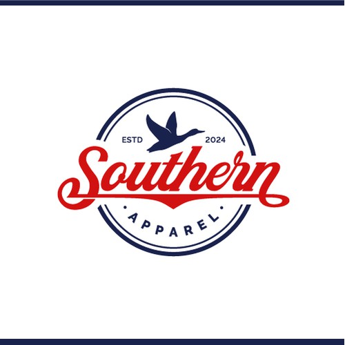 Vintage logo for apparel company