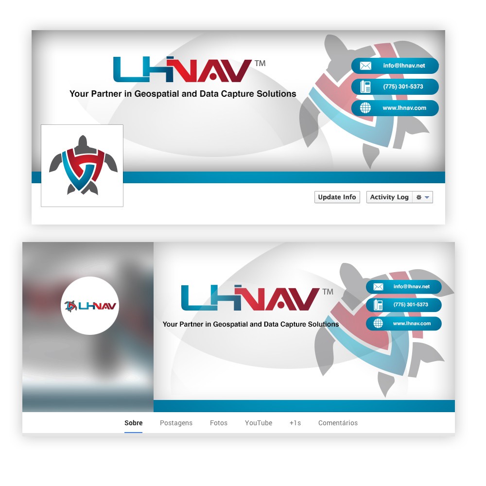 Geospatial Solutions Provider needs Thematic Design for our Social Media pages