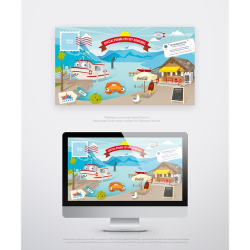 Home Page Illustration for Hafenbar Sarnen