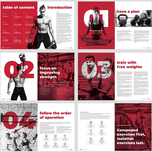 Fitness ebook design