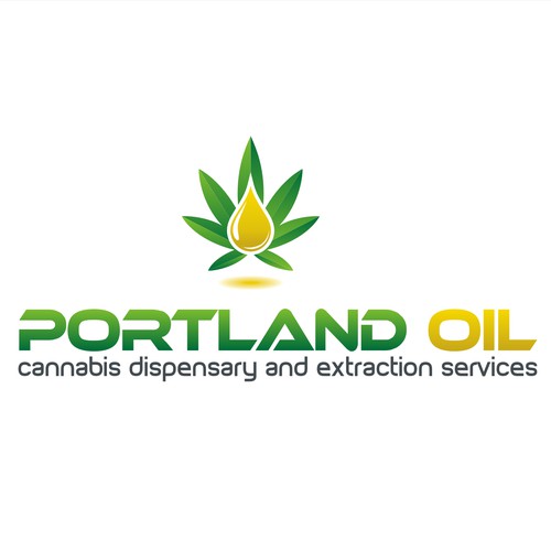 Oil Marijuana Logo Concept for Portland Oil