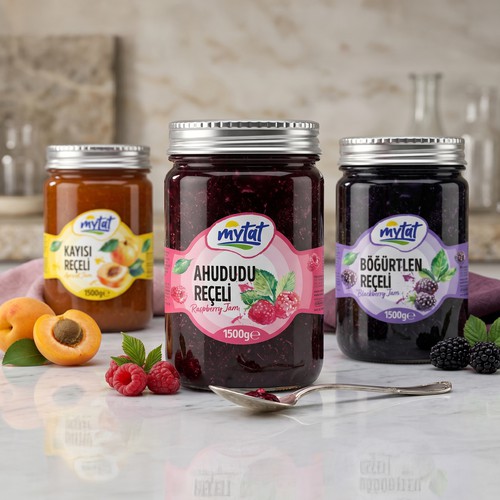 Premium Jam Packaging Design Collection