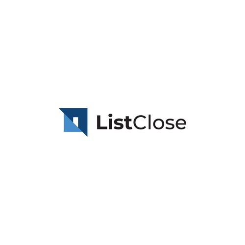 Abstract Modern Logo for ListClose