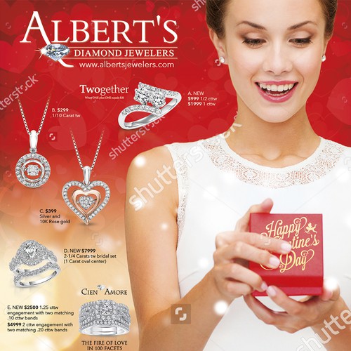 Valentine's Jewelry Catalog Cover
