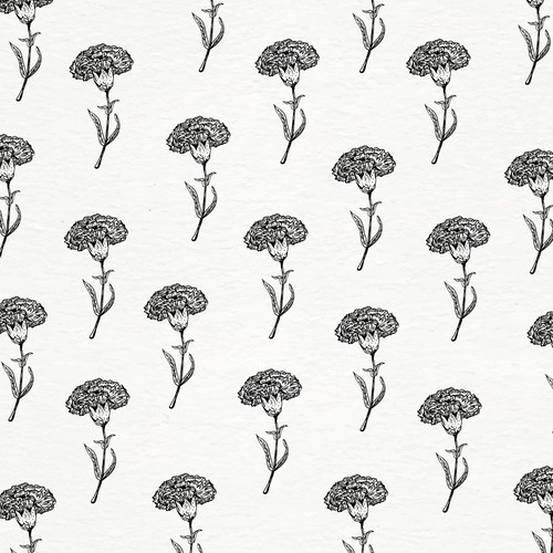flower sketch pattern