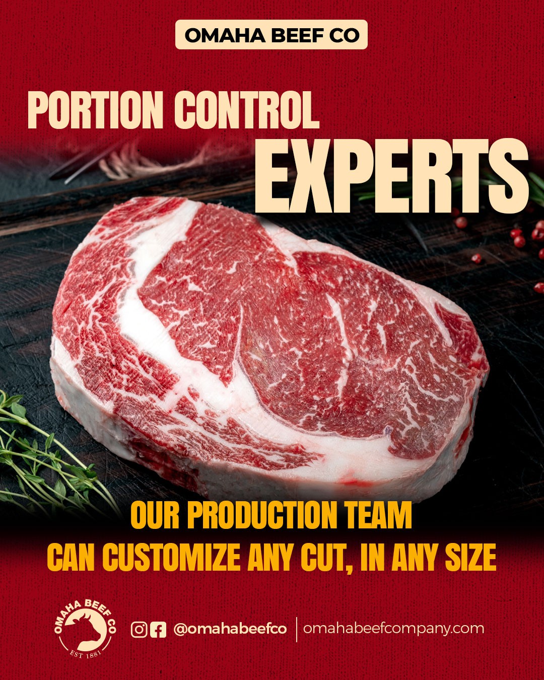 Omaha Beef Social Channel