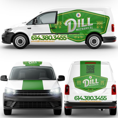 Crisp HVAC van design
