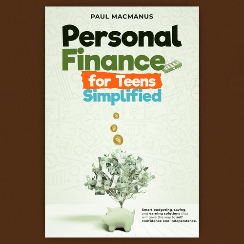 Book cover design on Personal Finance for Teens