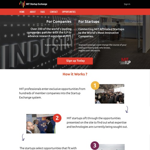 Design Entry For MIT Startup Exchange