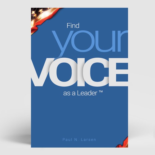 "Find your voice as a leader" book cover.
